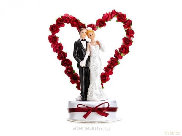 Para Młoda biały i bordo 16cm