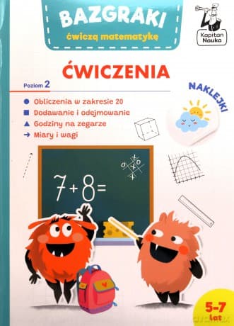 Kapitan Nauka. Bazgraki ćwiczą matematykę ćw. 2 - Leszek Rogala