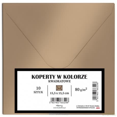 Koperty KW złote 10szt