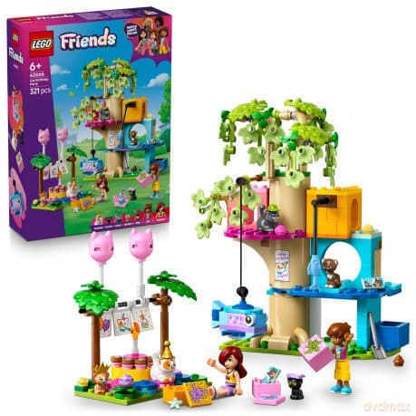 LEGO Friends Kocie przyjęcie urodzinowe i domek na drzewie (42666)