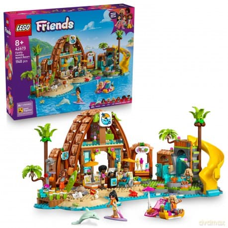 LEGO Friends Rodzinne wakacje na plaży (42673)