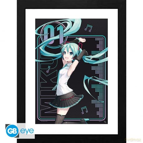 HATSUNE MIKU - Plakat w ramie 01 (30x40)