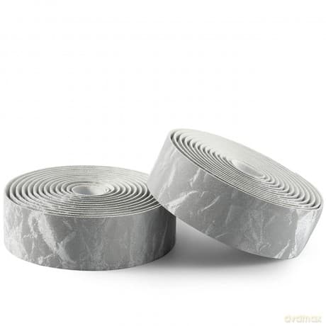 Owijka Rockbros na kierownicę z PU wzór "Velour" - szara