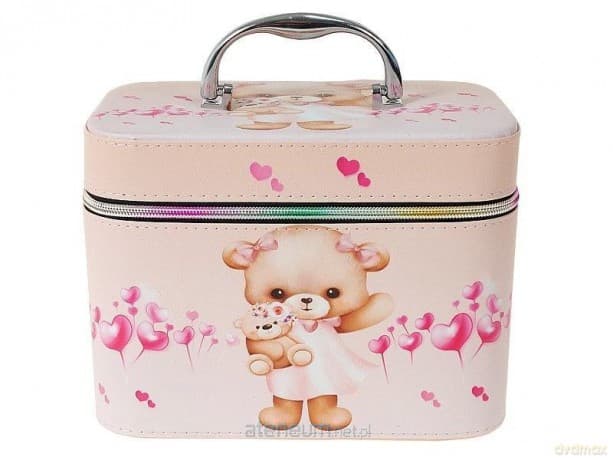 Kuferek M z lusterkiem na zamek 21x14x11,5cm