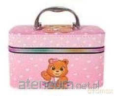 Kuferek S z lusterkiem na zamek 19x12x11cm