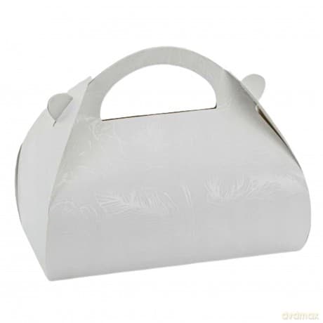 Ozdobne pudełka na ciasto Perłowe gałązki 10szt