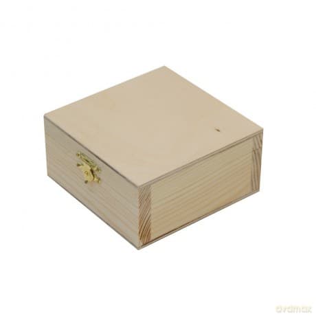Pudełko drewniane z zamkiem 20x10x8cm
