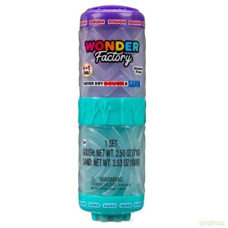 Wonder Factory Never Dry Dough&Sand Purple Teal