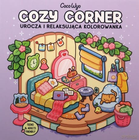 Cozy Corner. Urocza i relaksująca kolorowanka - Coco Wyo