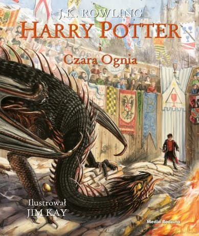 Harry Potter i czara ognia wyd. Ilustrowane - Joanne K. Rowling