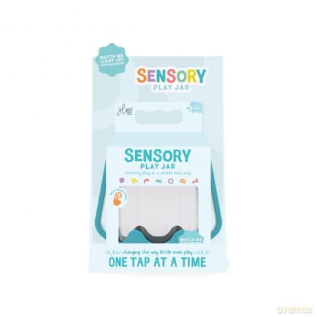 Słoik sensoryczny do napełnienia wodą niebieski