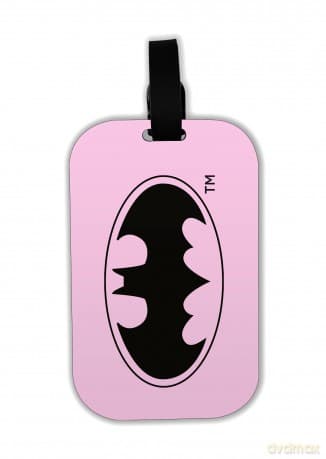 Identyfikator do bagażu Batman 001 DC Różowy