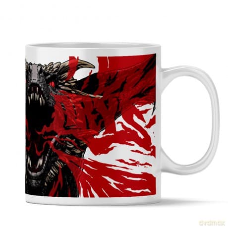Kubek Gra o Tron 004 Game of Thrones Biały