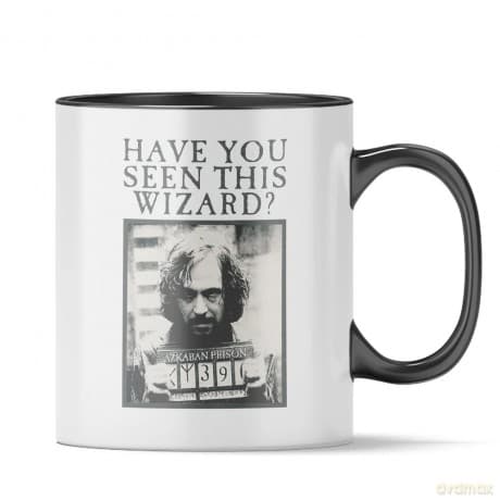 Kubek Harry Potter 066 Harry Potter Czarny