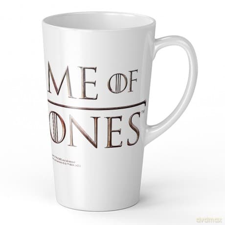 Kubek Latte Gra o Tron 040 Game of Thrones Biały