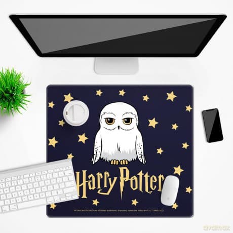 Mata na biurko 50x45 Harry Potter 240 Harry Potter Czarny