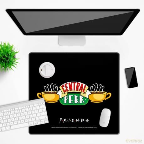 Mata na biurko 50x45 Friends 019 Friends Czarny