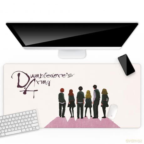 Mata na biurko 80x40 Albus Dumbledore 001 Harry Potter Beżowy