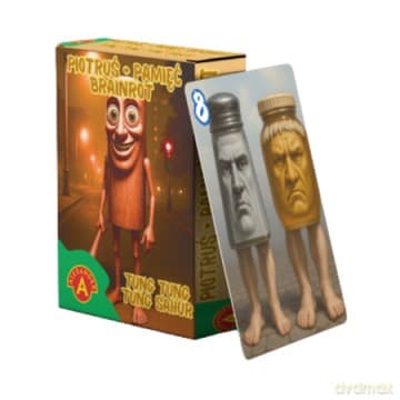 Karty Piotruś + Pamięć Brainrot Tung Tung Tung Sahur