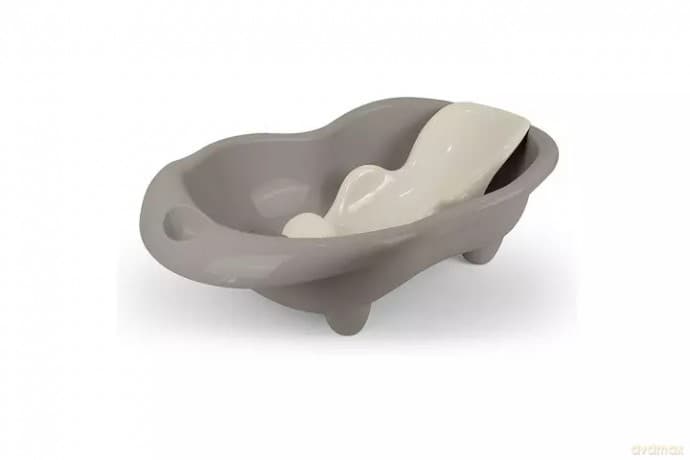 DOLU wanienka d/kąp 85cm z leżacz.szara 7270 72702