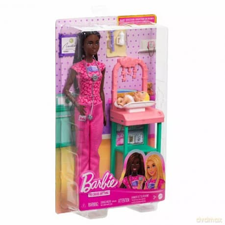Lalka Barbie Lekarz Pediatra JCR73 MATTEL