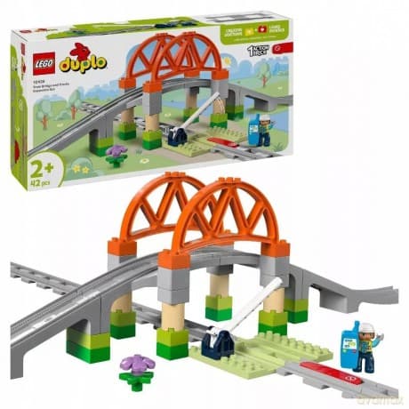 LEGO DUPLO Most i tory kolejowe - zestaw rozszerzający 10426 (2 sztuki)