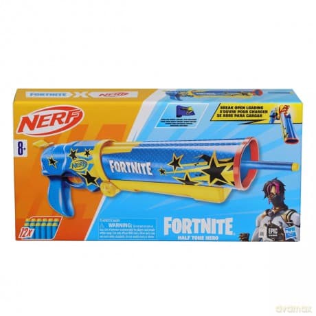 NERF Fortnite Half Tone Hero, pistolety i wyrzutnie