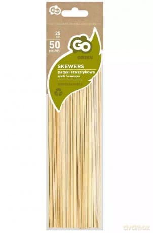 Patyczki do szaszłyków 25 cm (50 sztuk)
