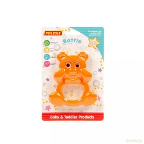 Polesie 09385 Grzechotka Niedźwiadek na blistrze