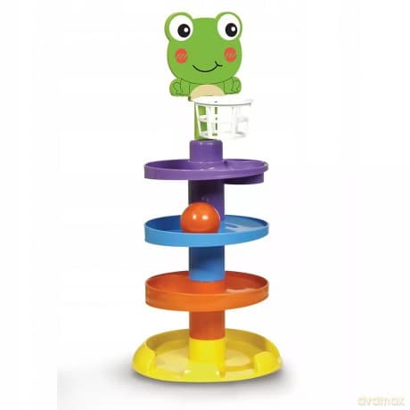 Spiralna wieża z piłką