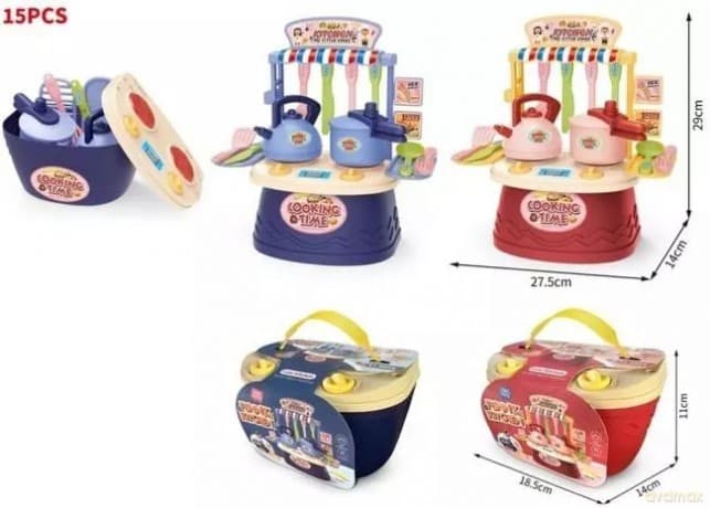 Zestaw kuchenny w koszu