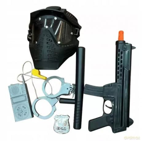 Zestaw policjanta z maską 2001670 16700
