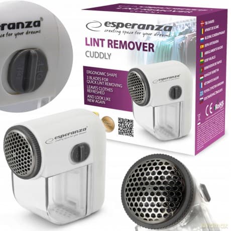 Golarka do Ubrań Cuddly Biało-Szara