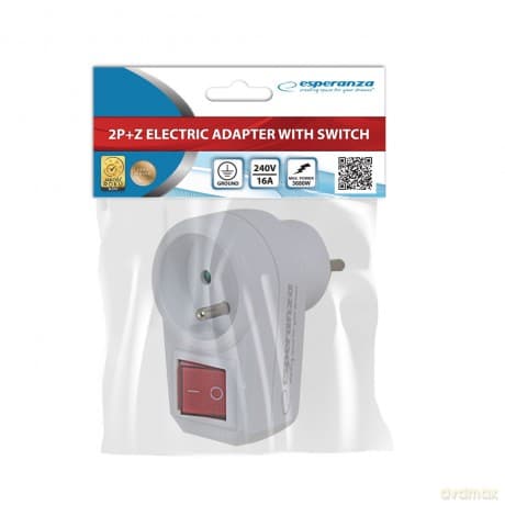 Rozgałęźnik Elektryczny 1 Gn. Wł. Biały