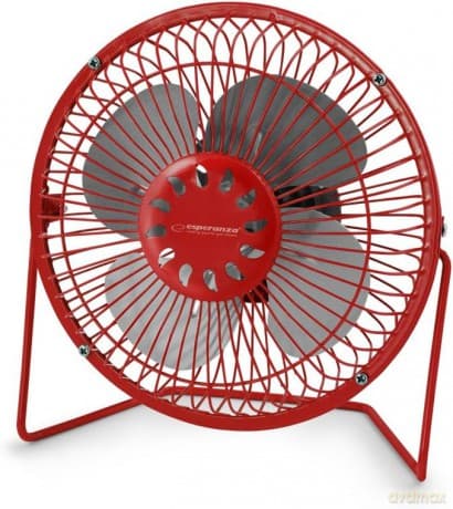 Wentylator 6" USB Yugo Czerwony