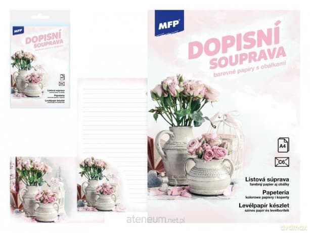 Papeteria lux 5+10 kwiaty