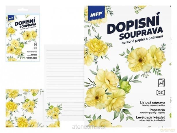 Papeteria lux 5+10 kwiaty