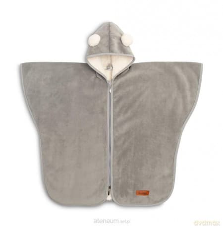 Ponczo samochodowe szary plusz