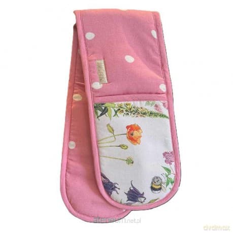 Rękawice kuchenne GLV27 Pszczoły i kwiaty