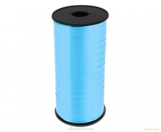 Tasiemka lustrzana jasno niebieska 92m