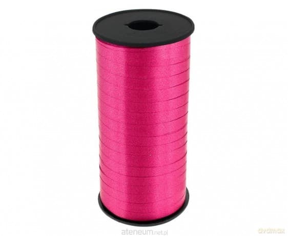 Tasiemka lustrzana różowa 92m