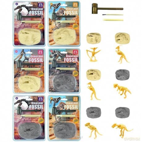 Wykopaliska paleontolog dinozaury MIX