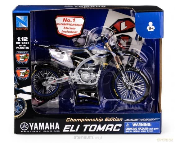 Yamaha YZ450F Star racing team Eli Tomac 2022 1:12