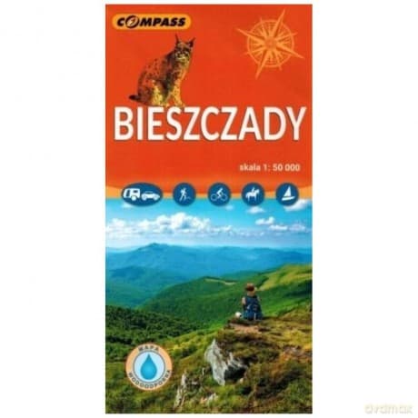 Mapa turystyczna - Bieszczady 1:50 000 lam