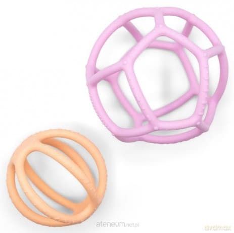 Piłki sensoryczne 2w1 Bubblegum&Peach