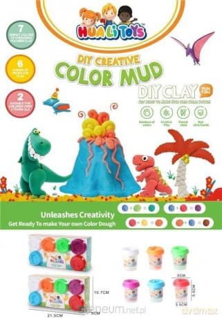 Zestaw ciastoliny 6szt