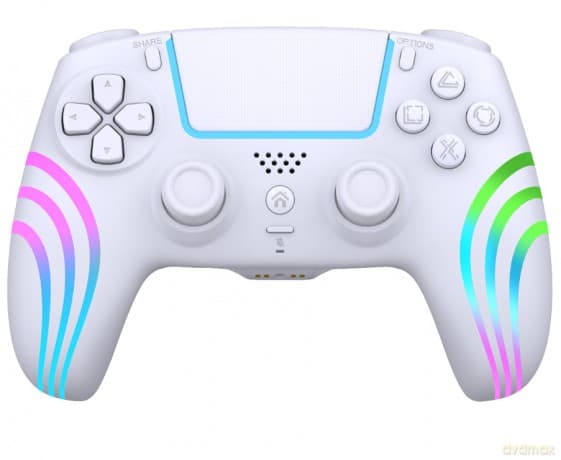 Deep Explorer Wireless Controller White PS4 / PS3 / PC