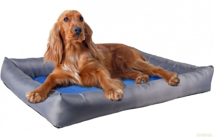 Flamingo - Cooling basket with gel 70x50x8,5CM