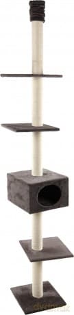 FLAMINGO - Scratching post BARWA - Grey - 35x35x264 cm