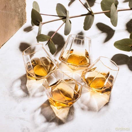 Mad Monkey - Diamond Shot Glasses - Set of 4